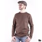 Preview: Herrenpullover Ron aus Bio Merinowolle schwarzblau mit V-Ausschnitt